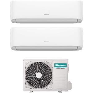 Climatizzatore Condizionatore Hisense Dual Split Inverter serie HI-COMFORT 9+9 con 2AMW35U4RGC R-32 Wi-Fi Integrato 9000+9000