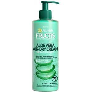 Garnier Fructis Aloe Vera Air Dry Cream - Crema Idratante Senza Risciacquo per Capelli Normali, 400 ml