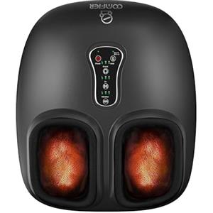 COMFIER Massaggiatore Plantare con Shiatsu, Massaggio Plantare Vibrazionale e Calore - Massaggiatore Piedi per fascite plantare, neuropatia del dolore, Regalo Mamma Papà Donna Uomo