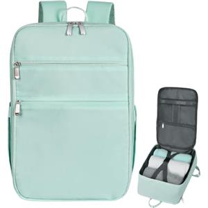 Aucuu Zaino Ryanair 40x20x25cm, Zaino da Viaggio Aereo Bagaglio a Mano, Borsa da Cabina, Zaine da Viaggio Donna Uomo per Easyjet TUI Vueling, 15.6 Pollici Zaine Porta PC per Scuola Lavoro Trekking