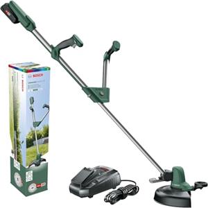 Bosch Home and Garden Tagliabordi a batteria UniversalGrassCut 18V-260 (1x batteria 2,0 Ah, sistema a 18 Volt, ⌀ taglio: 26 cm, impugnature regolabili, in scatola di cartone)