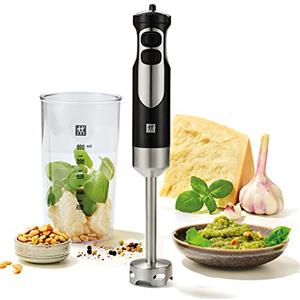 ZWILLING 36420-011-0 Frullatore a Immersione in acciaio inossidabile 18/8, Nero, 550 W, 0.6 Litri, Plastica
