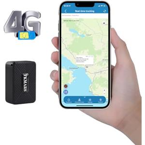TKMARS TK913E GPS Tracker Spia Batteria 1500mAh con Magnete rimovibile, Modalità di Allarme Multiple con Pulsante SOS Adatto Micro Gps per Bambini/Auto/Valigie/Bambini