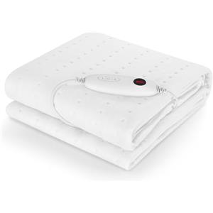 TLGREEN Scaldaletto Singolo 100W, 193x91 cm Sottocoperta Riscaldato, Coperte Da Letto Elettriche, Lavabile in Lavatrice, con 6 Temperature, Spegnimento Automatico, Protezione da Surriscaldamento