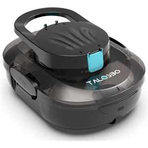 TALOSBO Pleco S1 Robot Piscina Senza Fili, Doppio Motore, Aspirapolvere Automatico per Piscina Che Dura 80 Minuti, per Piscine Fuori Terra