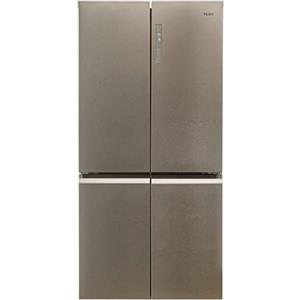 Haier HCR5919FOPG Frigorifero Cube 4 Porte, Tecnologia Antibatterica T-ABT, Libera Installazione, No Frost, Luce LED, Classe F, 90,8x64,8x190 cm, Grey