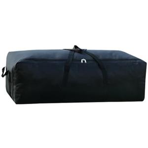 Oniissy Borsa portaoggetti per attrezzi da esterno, 55 l, 100 l, 150 l, impermeabile, organizer per attrezzatura da campeggio, pieghevole, per tenda, baldacchino, sacco a pelo, tavolo, sedia, nero (100 L)