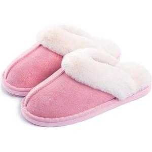 Sisttke Pantofole da Donna Ciabatte Invernali da Interno Soffici con Dolce Peluche Pantofola Scarpe Antiscivolo Regalo Natalizio per Uomo