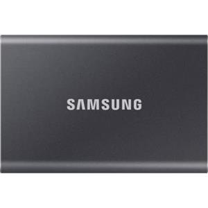 Samsung T7 Portable SSD - 2 TB - USB 3.2 Gen.2 External SSD Titanium Grey (MU-PC2T0T/WW)