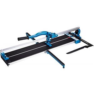 TOPWAY 600mm Tagliapiastrelle Manuale Professionale con Guida di Scorrimento Singola e Guida Laser, Alluminio Base, per Taglio Precisione di Piastrelle in Gres Ceramica 347712