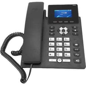 Goshyda Telefono IP, Display a Colori da 2,4 Pollici Business Telefono VOIP, Bluetooth Integrato, Tecnologia di Cancellazione del Rumore, Supporto POE