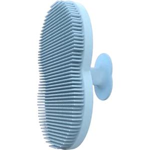 Generico Silicone Face Brush, Shower Scrub Brush, Manual Face Scrubber, Gentle Exfoliation, Non-Slip Handheld Grip, Bathroom Use, 3.07x2.09x1.26 Inches, Black, Blue, Pink 1 Piece