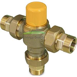 Best Solar Valvola deviatrice termostatica solare; connessioni 3/4 maschio a tenuta piana, taratura 48°C