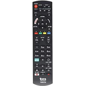 TM Electron TMURC330 Telecomando universale compatibile con televisori Panasonic, con pulsanti di accesso diretto alle piattaforme digitali (VOD)