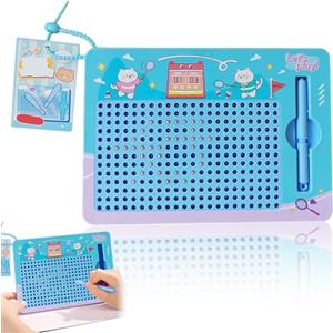 svpfuo Tavola da Disegno Magnetico, Lavagna Magnetica per Bambini, Tavola Magnetica Disegno con Penna, 20.7 X 14.4 X 1.3 CM, Giocattoli educativi e Giochi magnetici per Bambini (B)