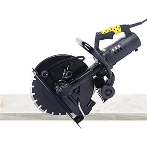 FROPIJ Troncatrice per pietra, 2800 W, 4600 rpm, taglierina per calcestruzzo, 350 mm, con tubo da 5 m, per pietra, cemento e ceramica