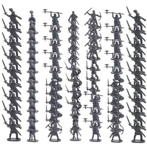 Generico Soldatini Giocattolo - Miniature Militari in Plastica,100 Statuine Antiche per Giochi Educativi di Ruolo Feste Bambini e Bambine