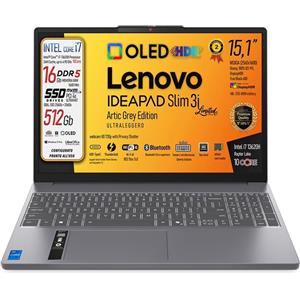 Lenovo Ideapad Slim 3i - Laptop con Intel i7-13620H, 40GB RAM DDR5, SSD 1TB, Display OLED 15.1