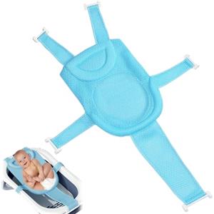 KLLJ Cuscino Bagnetto Neonato,Bagnetto Supporto Sedile Regolabile,Riduttore Vaschetta Bagnettos,Rete Bagnettos Sedile Inserto,Bagnetti Antiscivolo Cuscino Supporto per Bagnettoss
