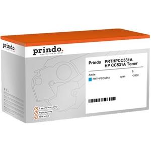 Prindo Toner Ciano PRTHPCC531A Classic - Compatibile con HP CC531A, Resa di circa 2800 Pagine