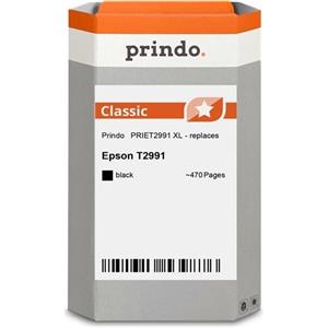 Prindo PRIET2991 Classic XL Cartuccia d'inchiostro Nero compatibile per Epson T2991 - Resa di circa 470 pagine