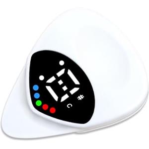 Uqezagpa Accordatore per chitarra acustica e ukulele con funzione di plettro integrata per accordatura precisa di chitarra e ukulele e facile