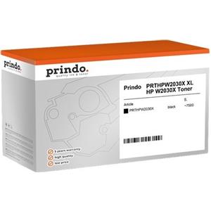 Prindo Toner Nero PRTHPW2030X Classic XL - Compatibile con HP W2030X, Resa di ~7500 Pagine, Indicatore Livello di Riempimento