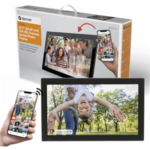 Denver PFF-2160 Cornice per Foto digitali Nero 54,6 cm (21.5) Touch Screen Wi-Fi
