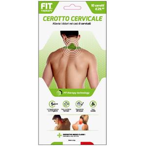 D.FENSTEC Fit Therapy Patch Cerotto Cervicale - 10 Cerotti per Sollievo Dolore Muscolare al Collo