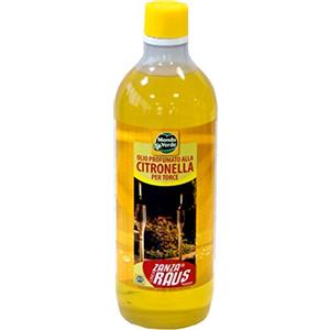 Mondo Verde PLZ07EP - Torce citronella Olio, 1000 ml, Giallo
