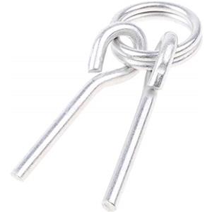 Perfeclan Palo per Tenda da Campeggio con Perno in Lega di Alluminio 2 Pezzi