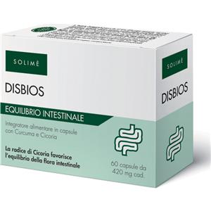 Solimè DISBIOS - Integratore alimentare in capsule con Curcuma e Cicoria - 60 capsule