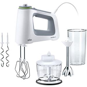 BRAUN HM 5137 V4 BATIDORA DE MANO 750 W GRIS, BLANCO