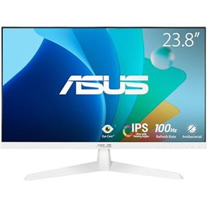 ASUS VY249HF-W Monitor Eye Care Gaming da 24" pollici (23.8), FHD (1920 x 1080), 100Hz, IPS, SmoothMotion, Tempo di Risposta 1ms (MPRT), Adaptive Sync, Filtro Luci Blu, Antisfarfallio, Bianco