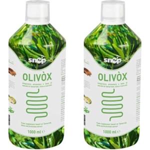 Generic Snep Olivox 2 Bottiglie - Funzione digestiva; Funzione epatica; Eliminazione di gas intestinali; Funzioni purificanti dell'organismo; metabolismo lipidico; antiossidante