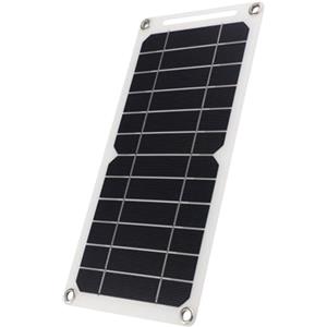 Gdfnmogo Caricatore portatile a pannello solare 30 W, uscita USB 5 V, silicone monocristallino, per telefono cellulare, auto, uso esterno e interno, ultra sottile, 5 mm