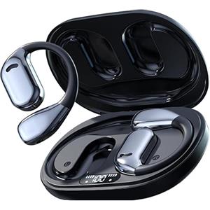 NAVESO Auricolari Traduttori Istantanei, AI Auricolari di Traduzione di Lingua 144 Lingue, Translation Earbuds con Bluetooth 5.4, Auricolari Stereo Sospesi, Cuffie Traduzione Simultanea, con AI App