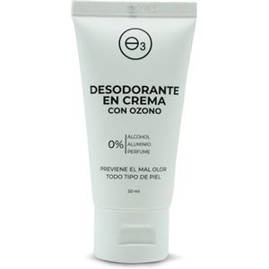OZONO D´OR OZONO D'OR Deodorante Crema 100% Naturale BIO con ozono Neutralizzatore di Batteri, Senza Alluminio e Parabeni, Senza Profumo, Deodorante Donna e Uomo Pelle Sensibile, Controllo del Cattivo Odore, 50