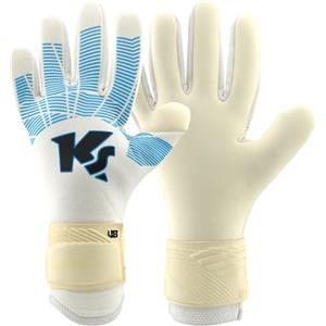 KEEPERsport Varan8 Challenge NC - Guanti da portiere per bambini, senza protezione per le dita, 3 mm, con linguetta, misura 5