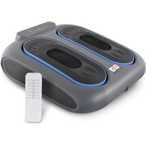 Mobiclinic® fitness, Massaggiatore per piedi elettrico, 10 livelli di vibrazione, 5 programmi, Timer, Vibrolegs, Vibromassaggiatore, Pedana vibrante, Telecomando e display led, Vibfit