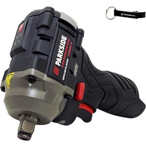HEADNMORE Pacchetto - Parkside Performance 12 V ½ batteria avvitatore a percussione 350 Nm 933 g PPDSSA 12 (senza batteria) + portachiavi