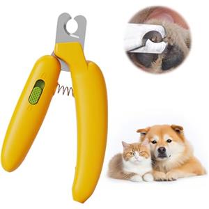 Wekuw Tagliaunghie Cane e Gatto Tagliaunghie Gatto Realizzato in Acciaio Inossidabile Taglio Netto Professionale Taglia Unghie Gatto con Blocco di Sicurezza, Per Animali di Grande, Medio e Piccola Taglia
