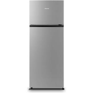 HISENSE Frigorifero a Doppia Porta, Libera Installazione, Capacità 228 Litri, h 144 cm, Classe energetica E, Silver - RT267D4ADE