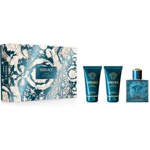 Versace Eros Cofanetto Regalo: Eau de Toilette 50ml, Bagnoschiuma 50ml e Balsamo Dopobarba 50ml