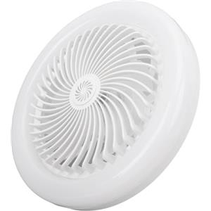 Dpofirs Ventilatore da Soffitto Chiuso da 11,2 con Luce e Telecomando, Ventilatore da Soffitto a LED Senza Lama con Luci, Ventilatore da Soffitto Moderno a Basso Profilo per Camera da