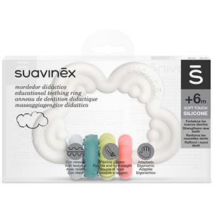 Suavinex Massaggiagengive Didattico in Silicone a Forma di Nuvola per Bambini 6 Mesi
