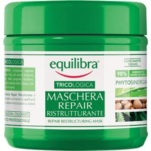 Equilibra Tricologica Maschera Repair 250ml - Ristrutturante con Olio di Cocco e Proteine del Grano per Capelli Forti e Idratati