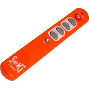 SeKi, Telecomando universale Slim Arancione - Telecomando con tasti grandi - per anziani + bambini