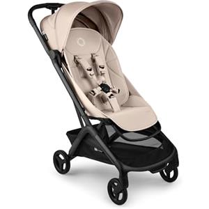 Bugaboo Butterfly 2 Passeggino Leggero da Viaggio Dimensioni Cabina, Portatile, Piegabile con Una Mano, con Seduta Reclinabile, Cestino Portaoggetti e Tracolla - da 6 Mesi a 4 Anni - Desert Taupe