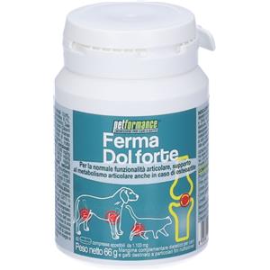 Petformance Ferma Dol Forte - 60 Compresse per Cani e Gatti con Glucosamina e Condroitina per il Benessere delle Articolazioni